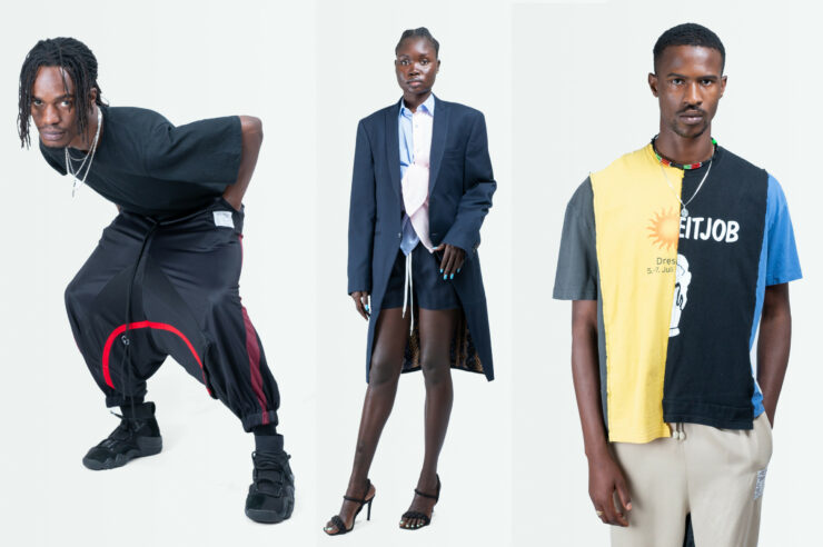 Image for The Ugandan designer who upcycles British cast-offs – and returns them to sender