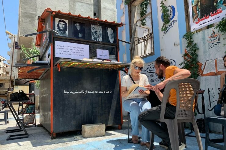 Image for ‘Syrians need this’: the kiosk helping a war-torn nation reconnect with literature