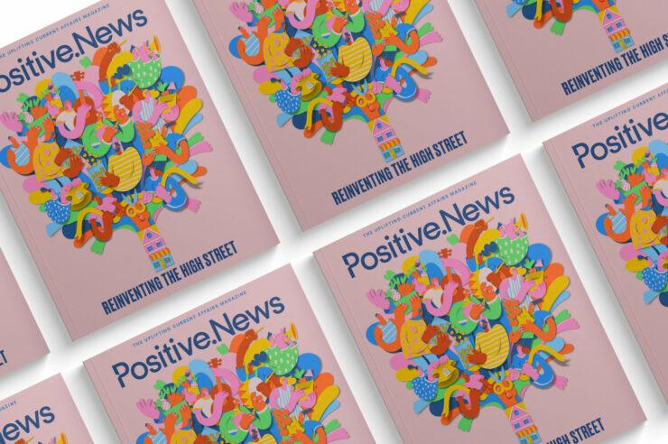 Image for New issue of Positive News leads on the creative ways the UK’s high streets are being reinvented