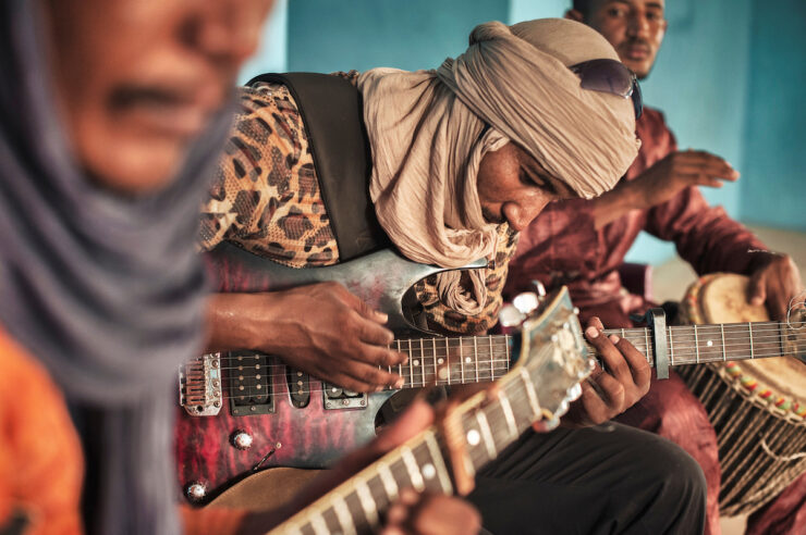 Image for In pictures: the refugees who started a music scene in the Sahara