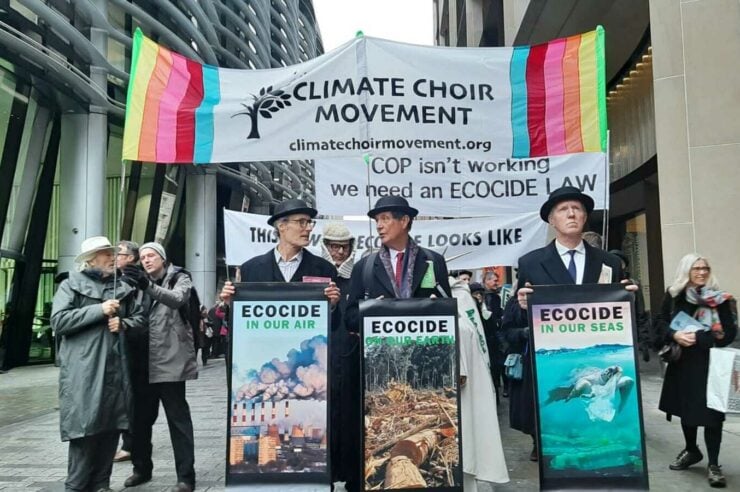 Image for ‘It reaches deep inside people’: the climate choirs singing for the planet