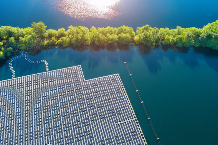 Image for Floating solar panels: the future of clean energy?