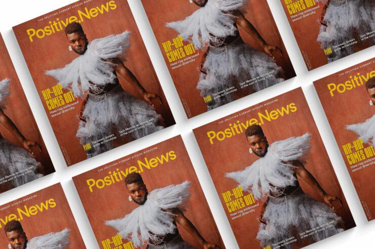 Image for Queer hip-hop, male friendships, and more. What to expect in the new issue of Positive News